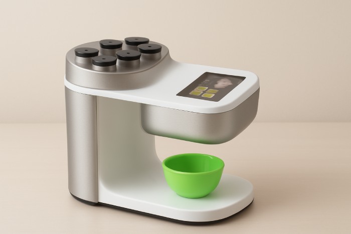 AI-Powered Cosmetic Color Mixing Device
